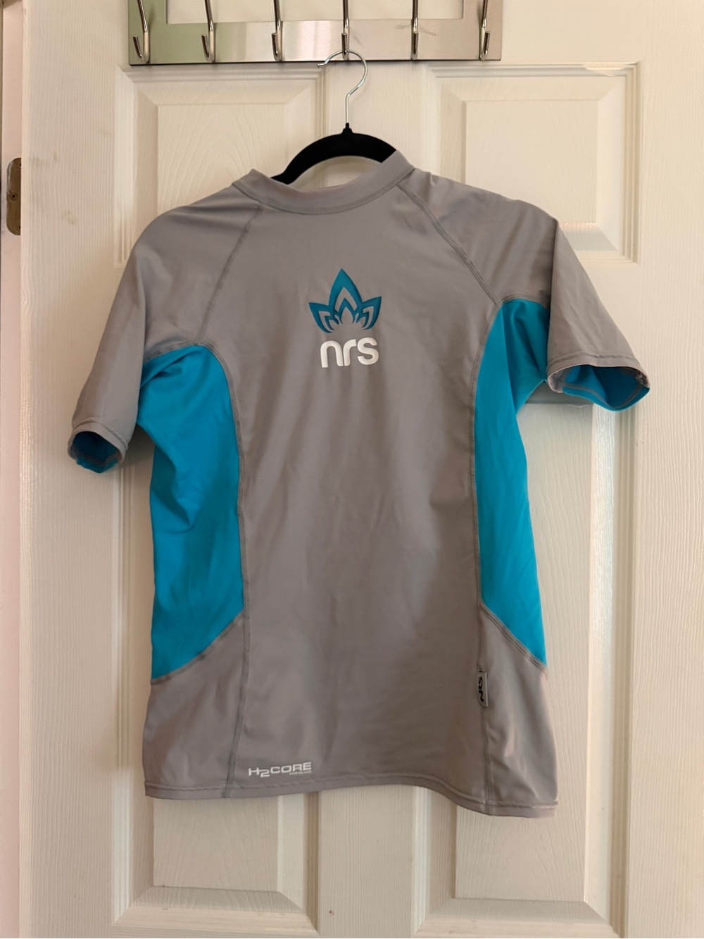 NRS H2CORE Athletic Rash Guard in Grey Large Women’s